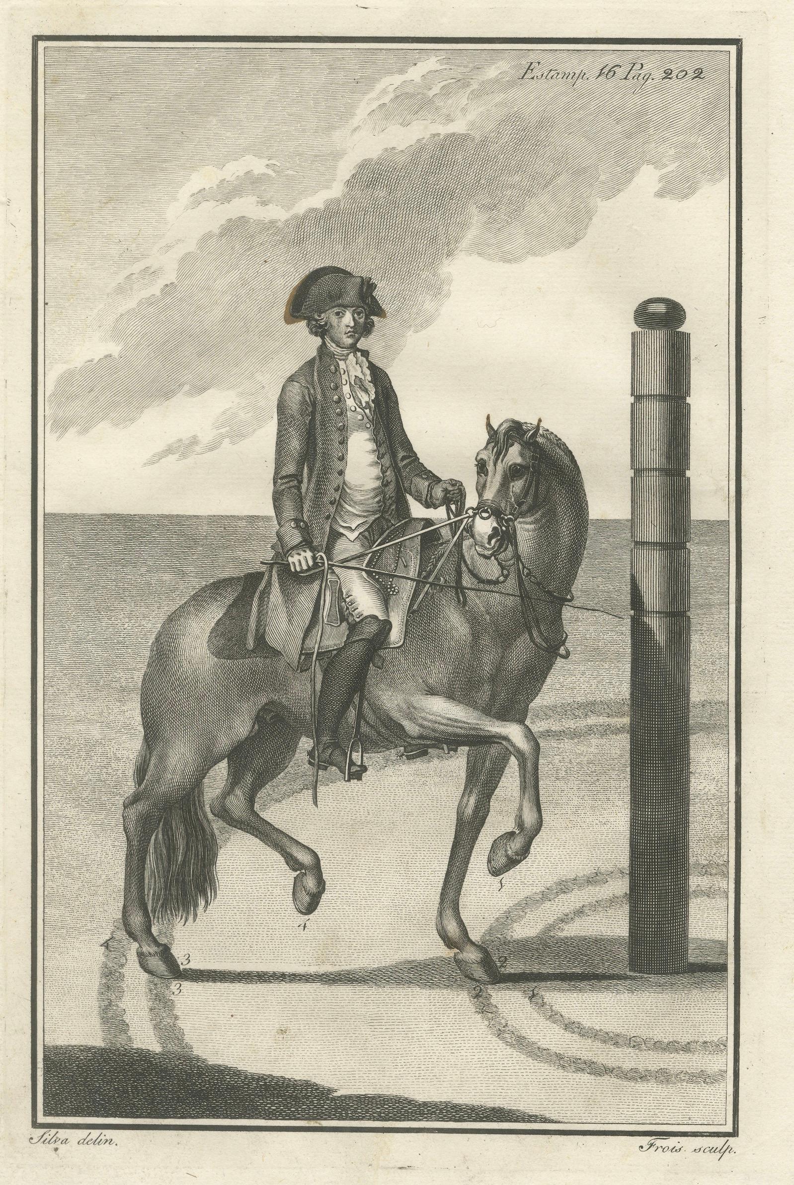 Portuguese Dressage & Piaffe Engravings — Classical Horsemanship, 1790