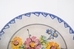 Portuguese Earthenware Dish Polychrome Decoration