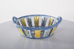 Portuguese Earthenware Fruit Bowl