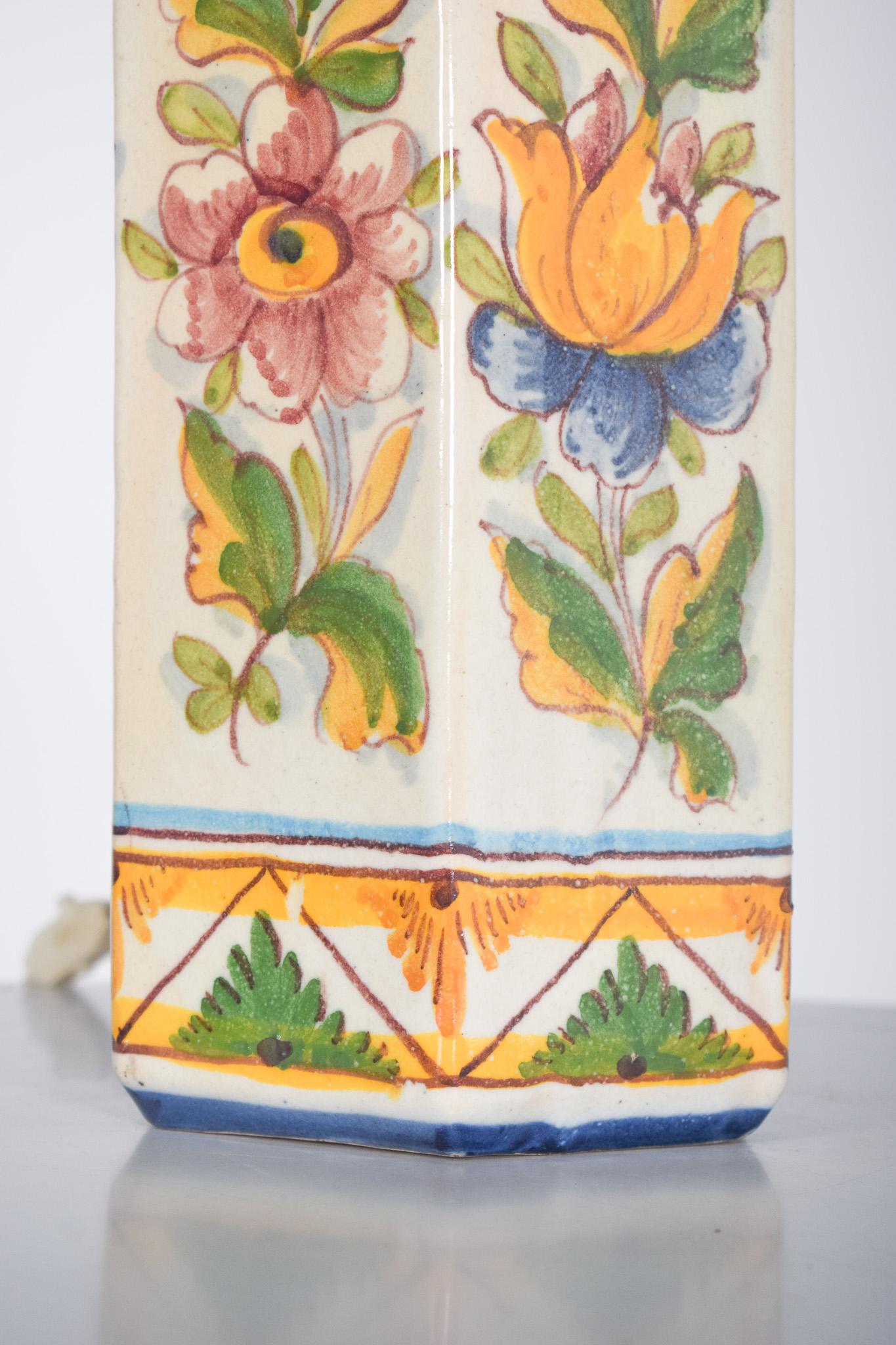 Lampe en faïence portugaise de Sant'Anna État moyen - En vente à Lisboa, Lisboa