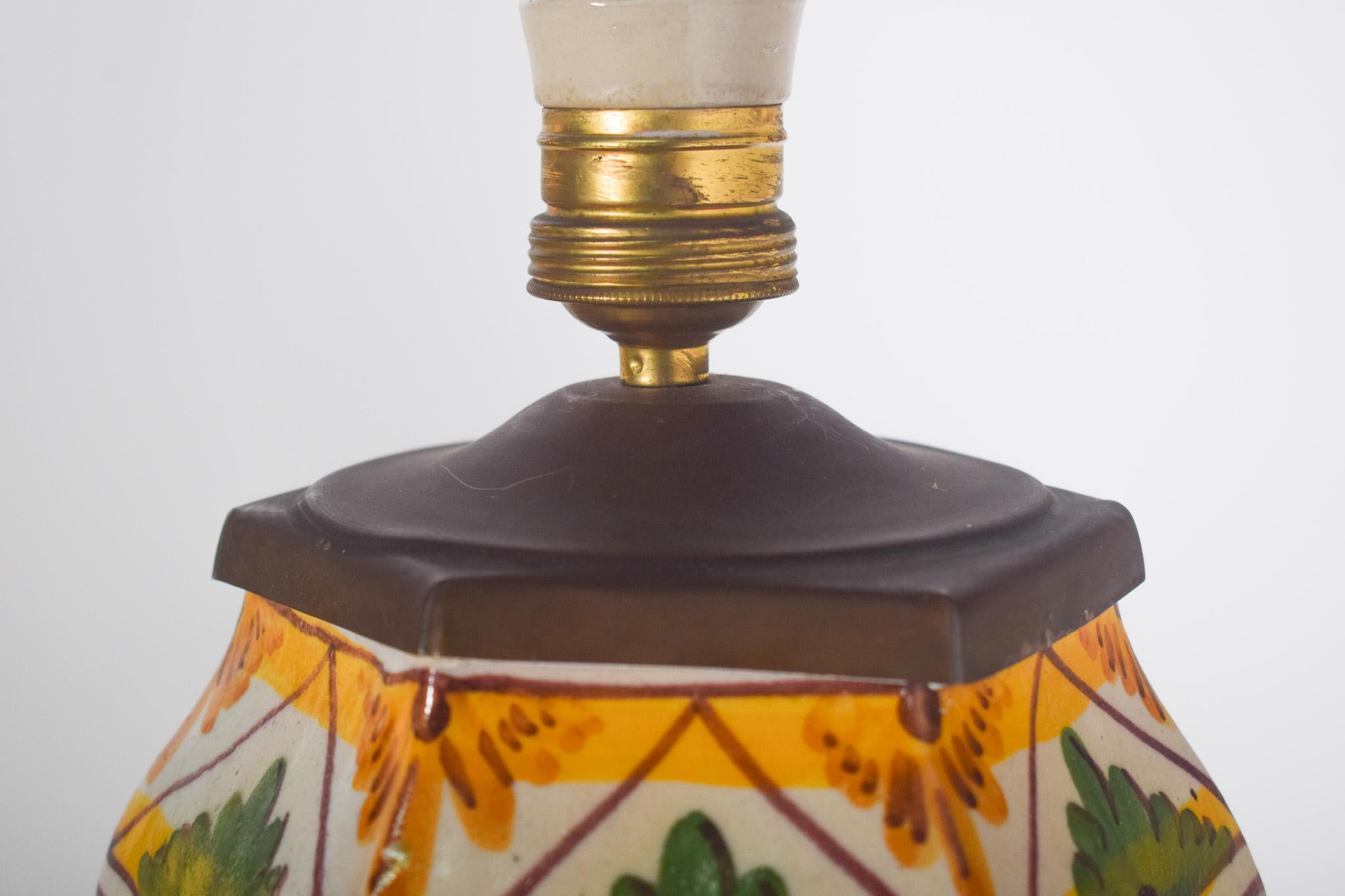Lampe en faïence portugaise de Sant'Anna en vente 1