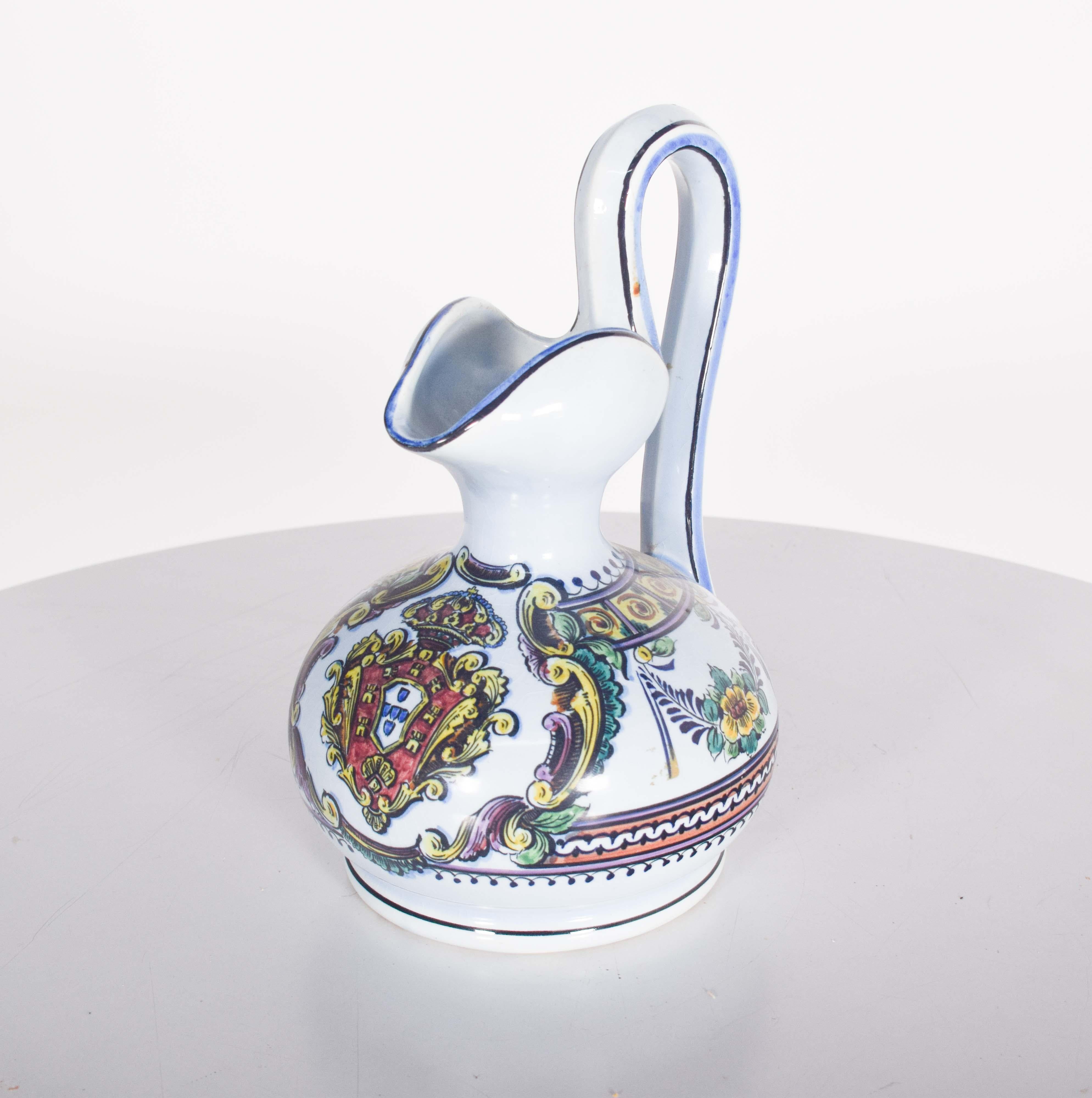 Portuguese Earthenware Water Jug From Outeiro 1