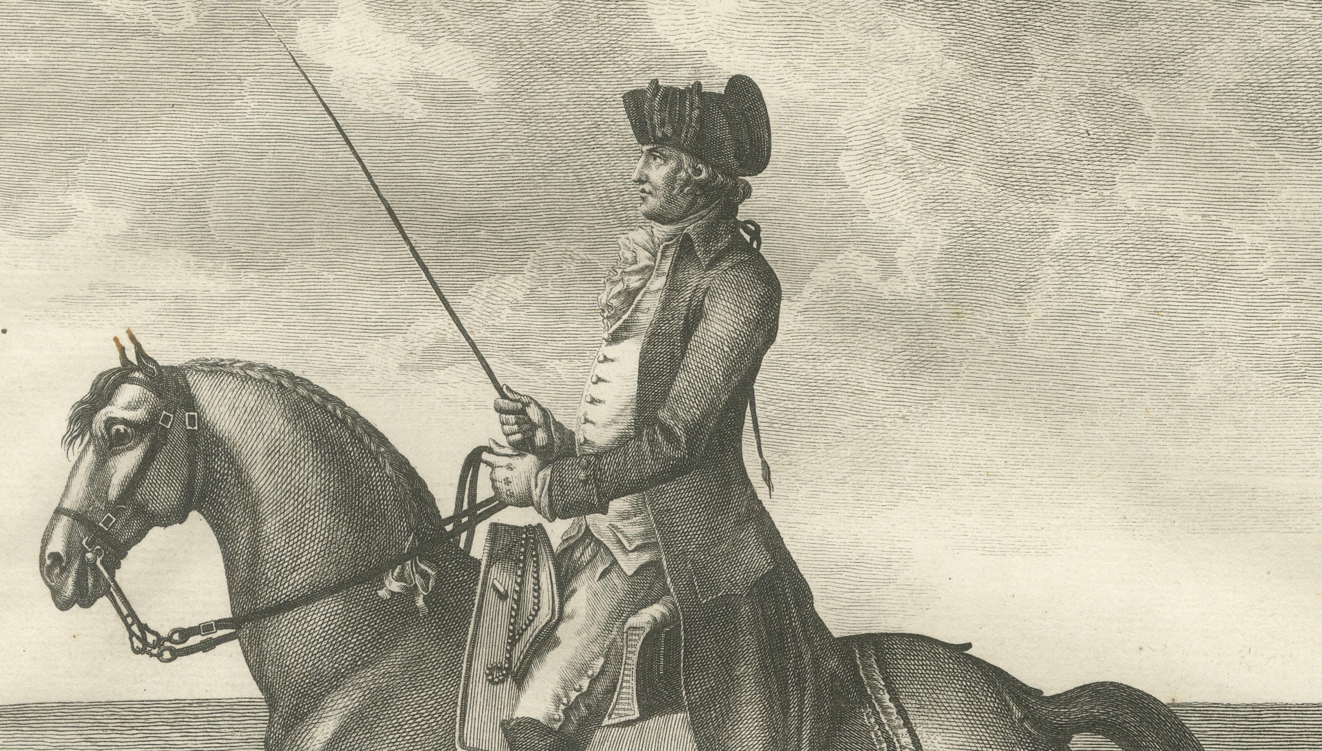 Portuguese Equestrian Training Engravings — Baroque Horsemanship, 1790