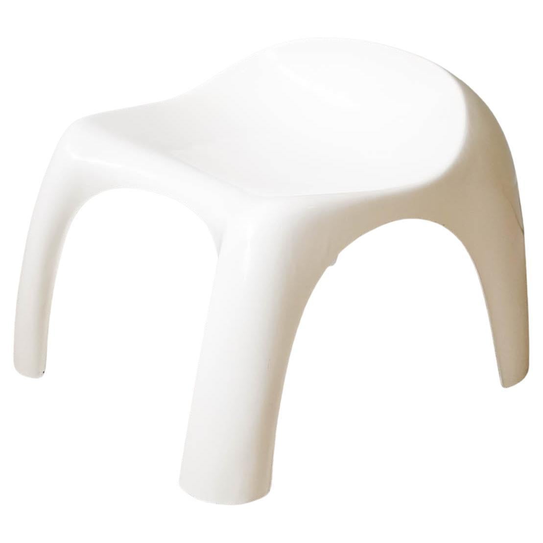 Portuguese Fiberglass Stool in the style of Efebino by Stacy Duke for Artemide For Sale