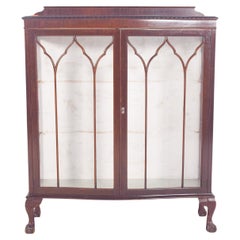 Antique Portuguese Front Display Cabinet