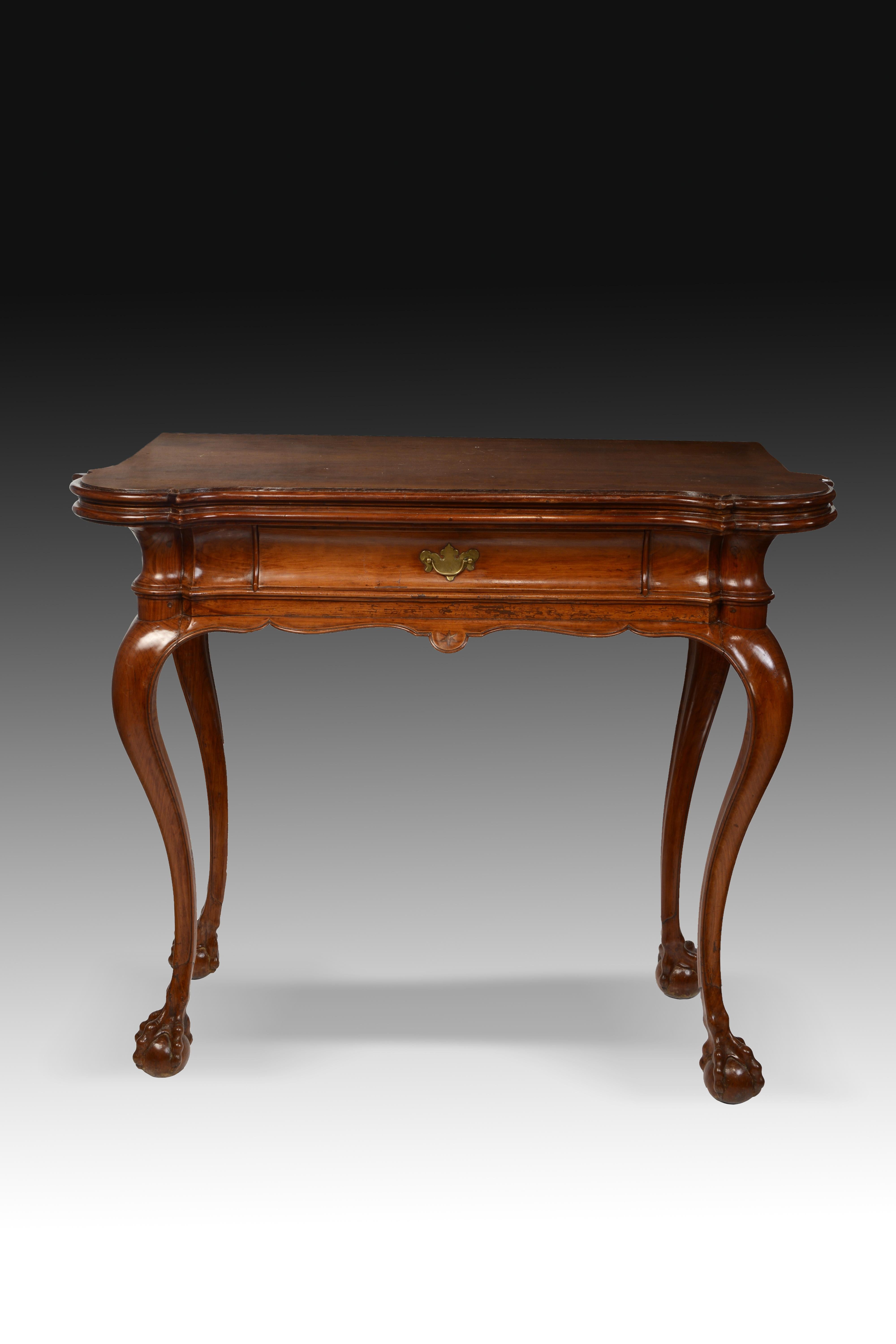 Other Portuguese Games Table, Mahogany, 18th Century