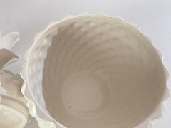 Portuguese Glazed Ceramic Pineapple Pot with Lid or Ice Bucket, 20th Century