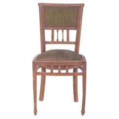 Portuguese Green Upholstered Dining Chair