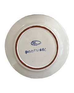 Assiettes à déjeuner florales portugaises peintes à la main