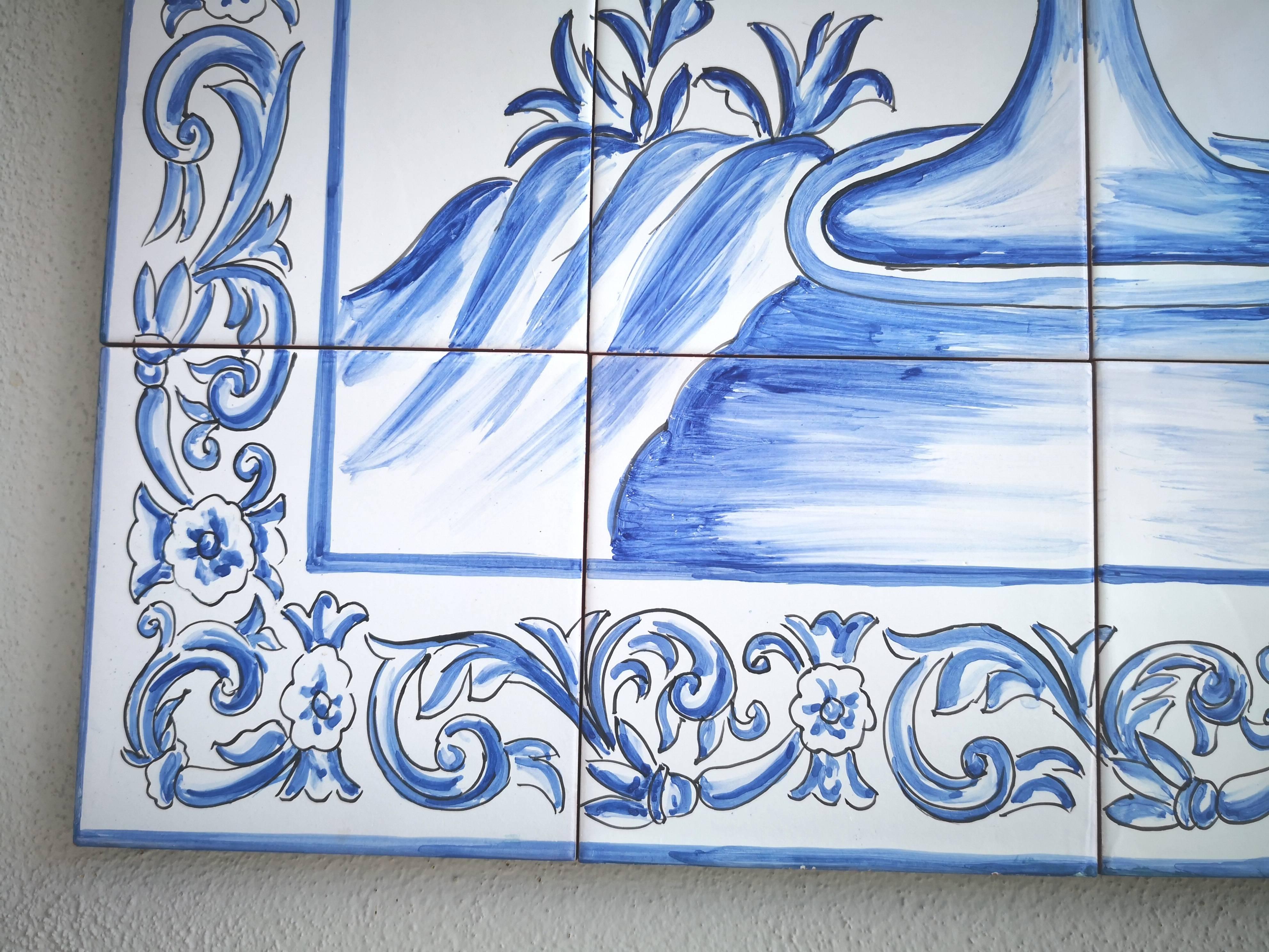 portuguese hand painted tiles