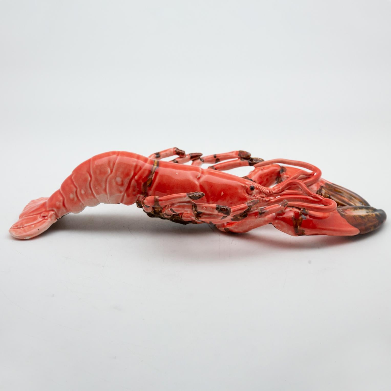 Portuguese handmade Pallissy or Majolica coral lobster chick

Ceramic sea life art has long been a tradition in Portugal. It was inspired by the 