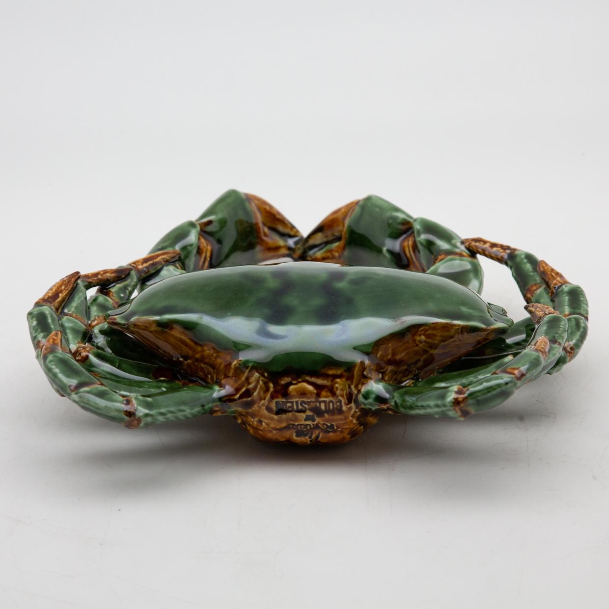 Portuguese handmade Pallissy or Majolica green ceramic crab

Ceramic sea life art has long been a tradition in Portugal. It was inspired by the 