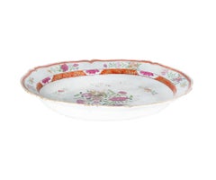 Portuguese India Company Porcelain Platter, 18th Century