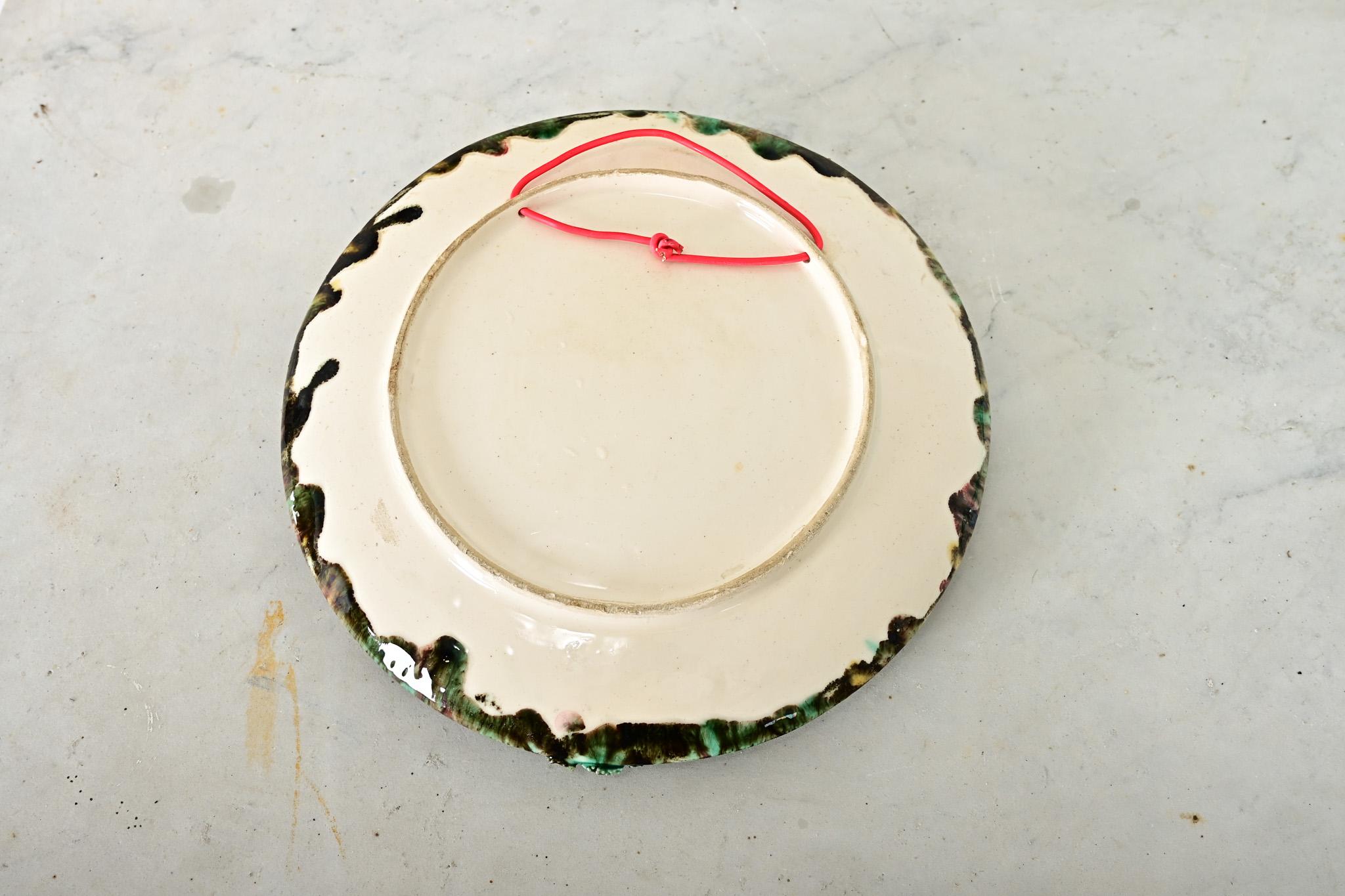 Portugiesische Majolika Palissy Ware Krabbe (Keramik) im Angebot
