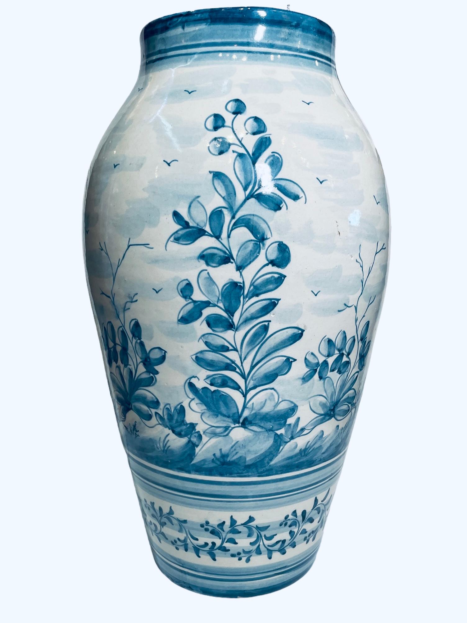 Portuguese Majolica Vase Urn For Sale 2