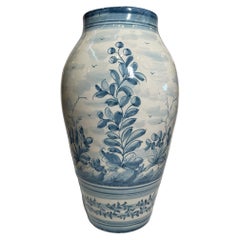 Portugiesische Majolika Vase Urne