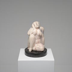 Portuguese marble statue by Jan Keustermans