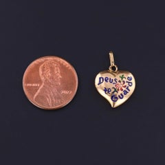 Charm portoghese "Che Dio ti protegga" in oro 19,2k