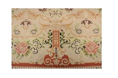 Portuguese Needlepoint Wool Carpet from Stark in Floral Motif