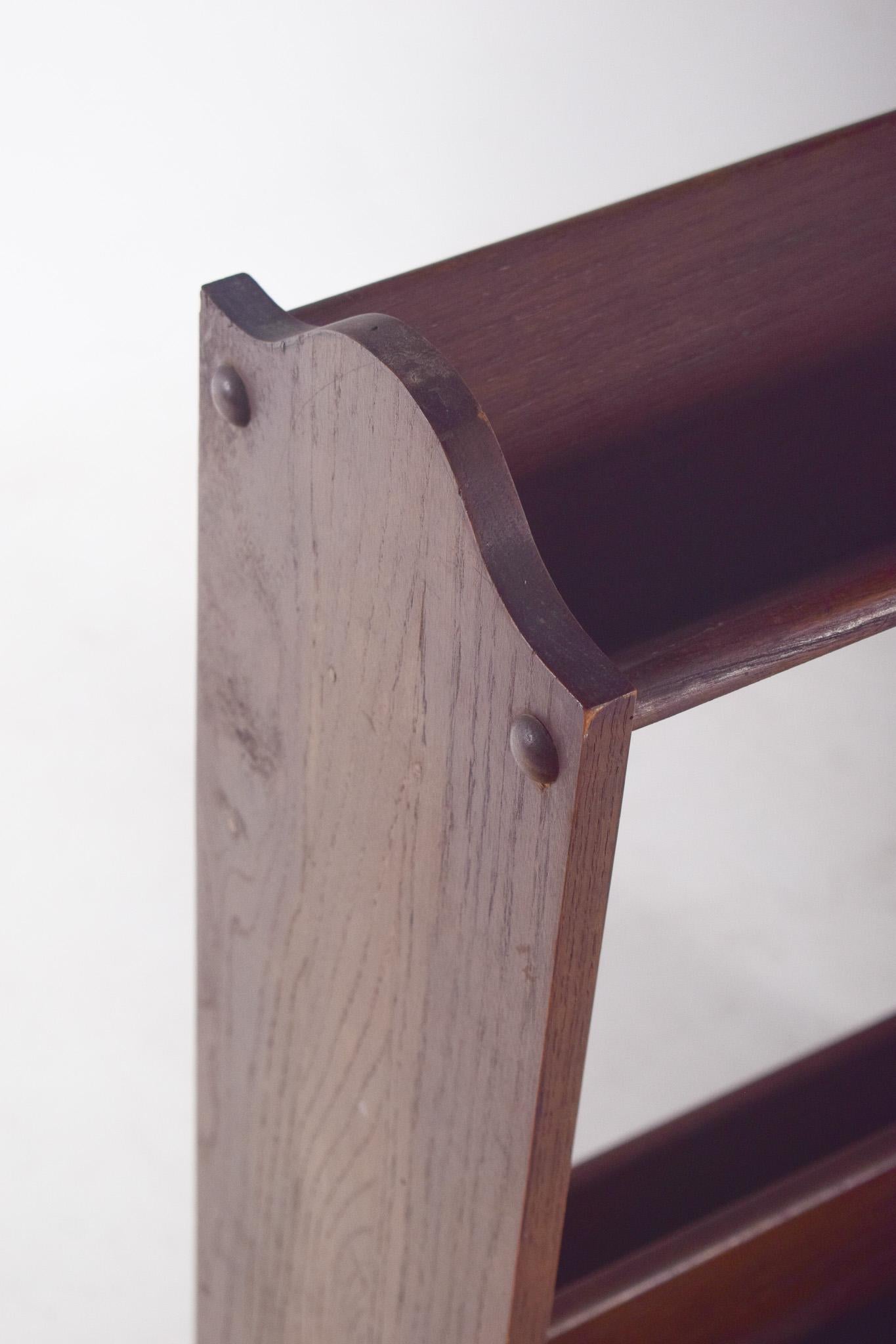 Portuguese Oak Magazine Rack For Sale 1