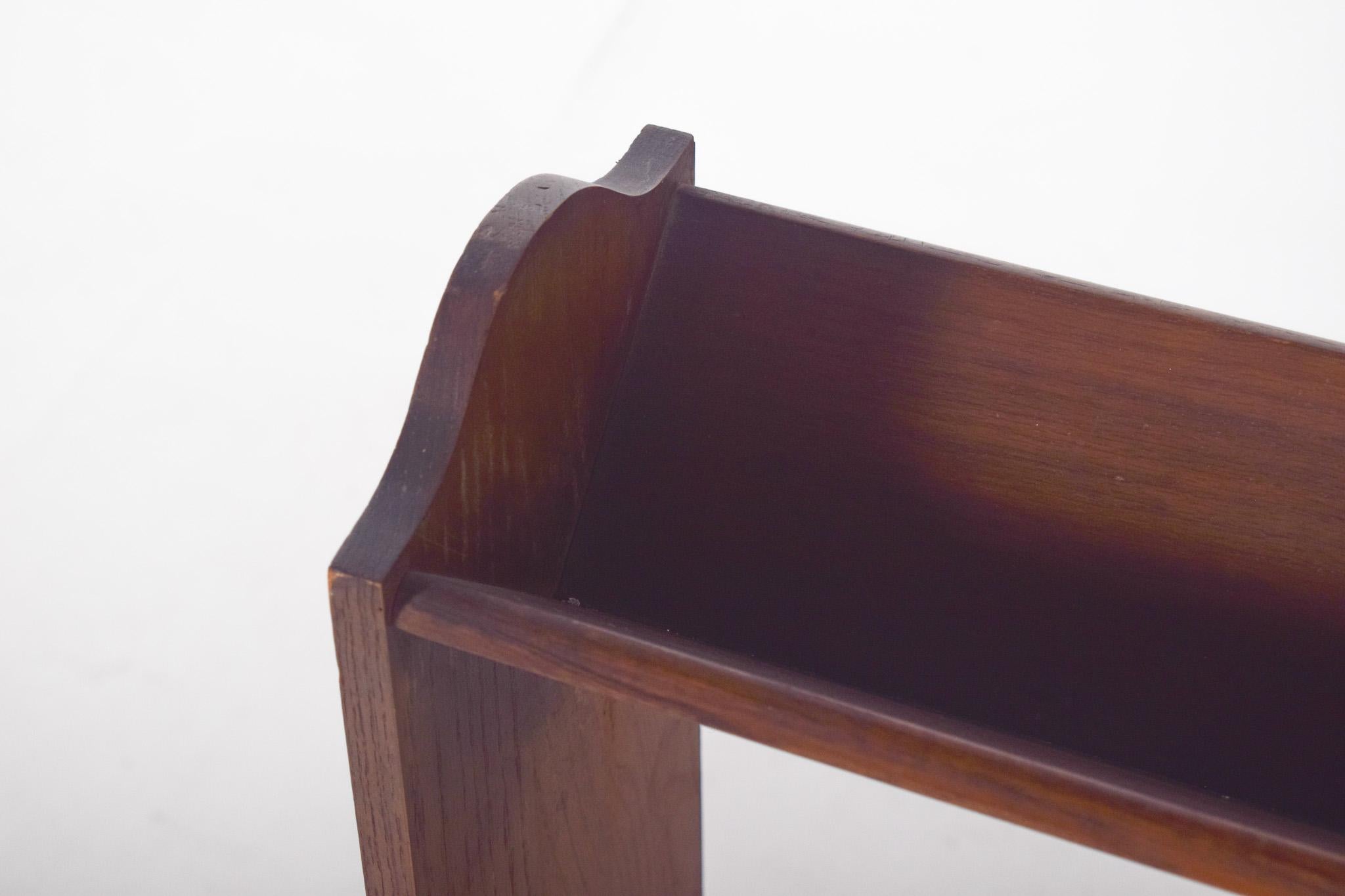 Portuguese Oak Magazine Rack For Sale 2