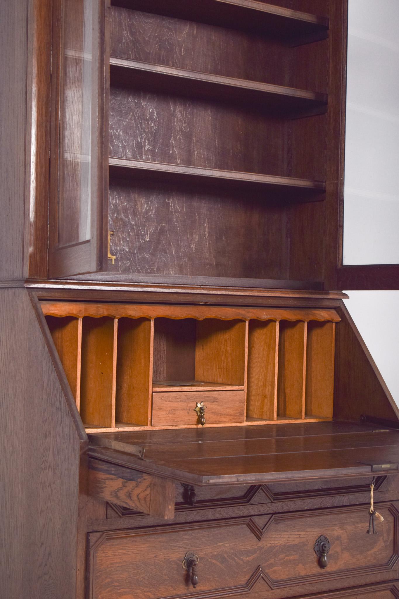 Portuguese Oak Paper Chest of Drawers For Sale 6