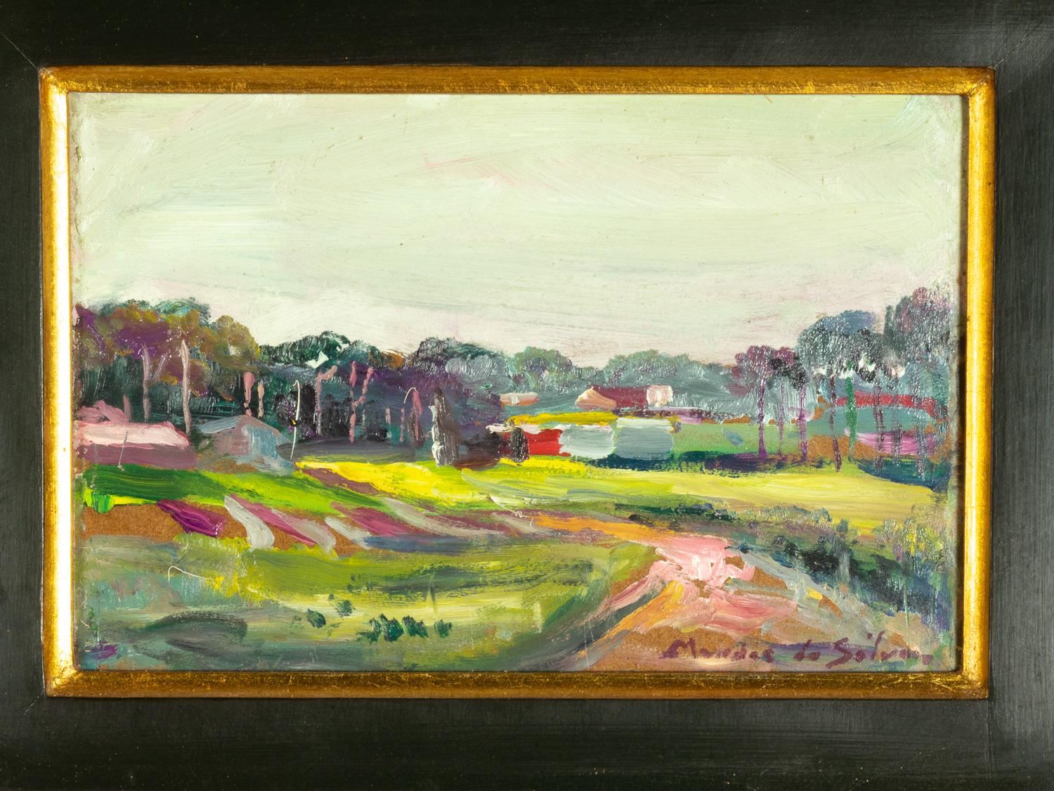 Pintura de paisaje de Mendes Da Silva, (siglo XX), Portugal Portugués en venta