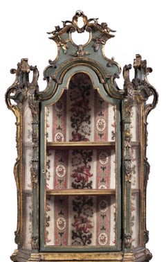 Portuguese Oratory 19th Century Paint Wood