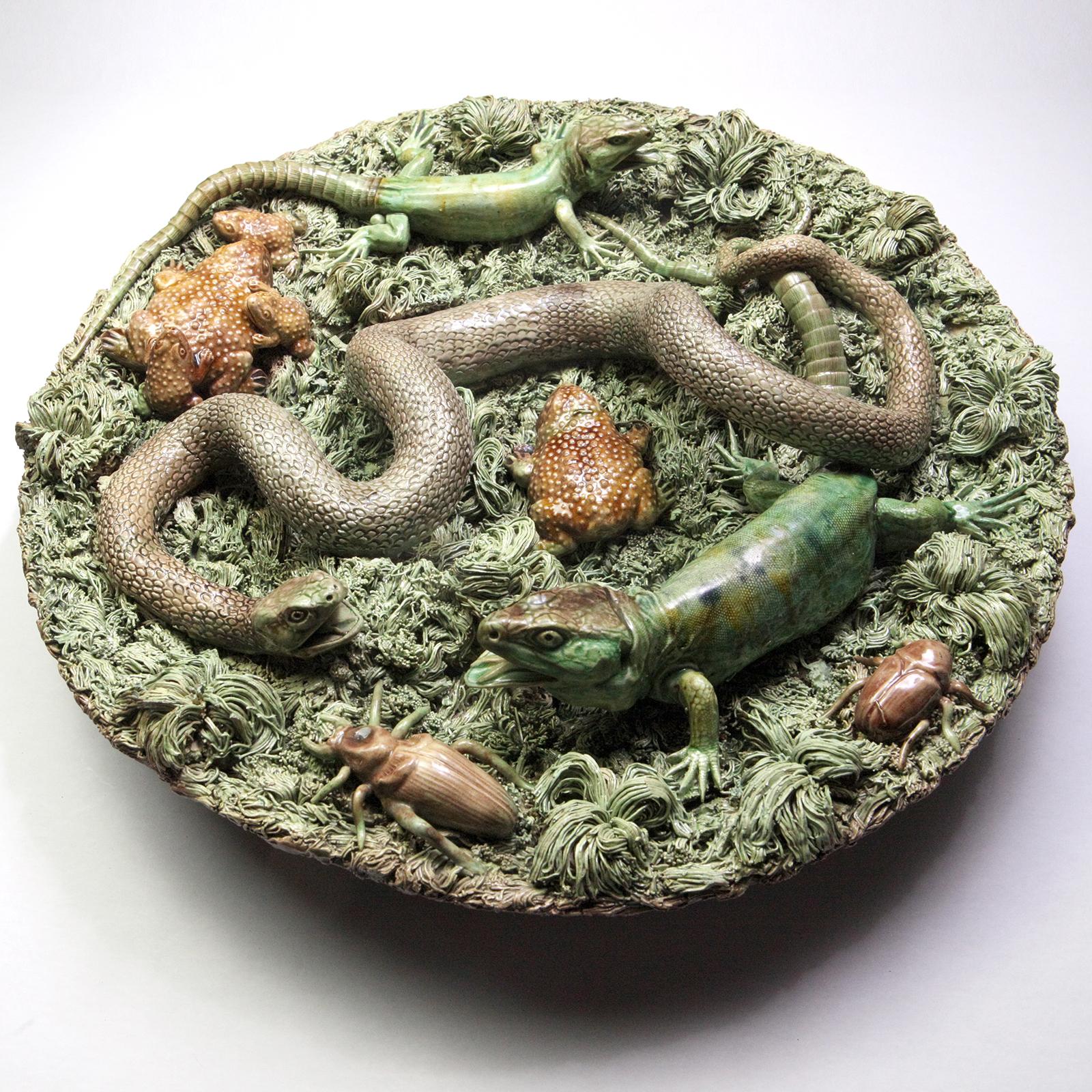 Cargador portugués Palissy siglo XIX