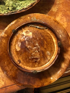 Portuguese Pallisy Style Small Plate with Alligator