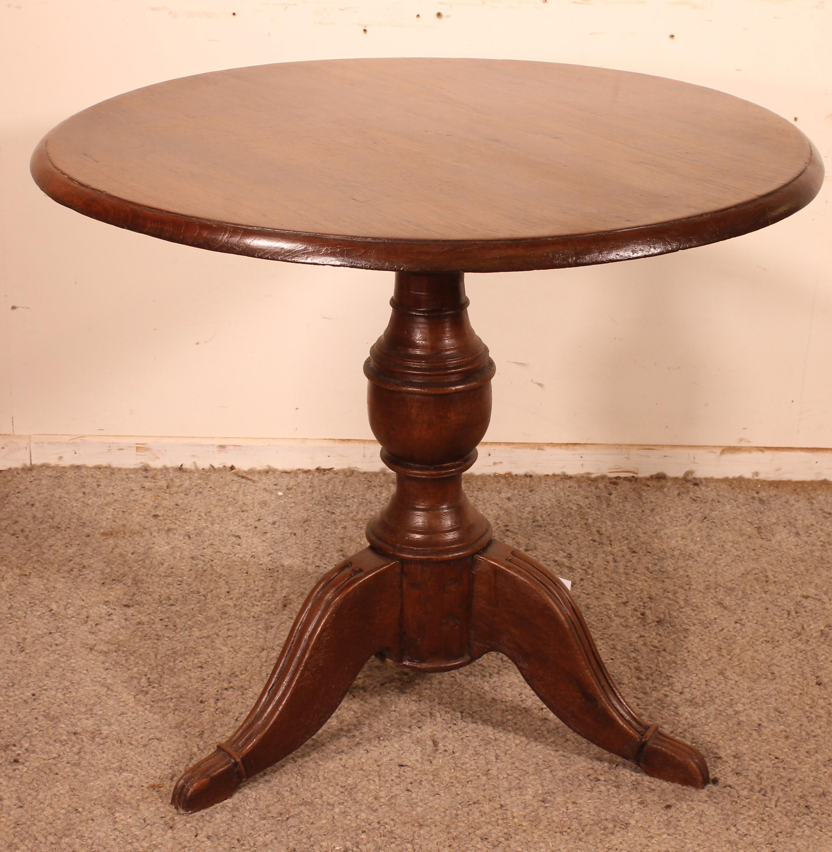 Aesthetic Movement Portuguese Pedestal Table -19th Century For Sale