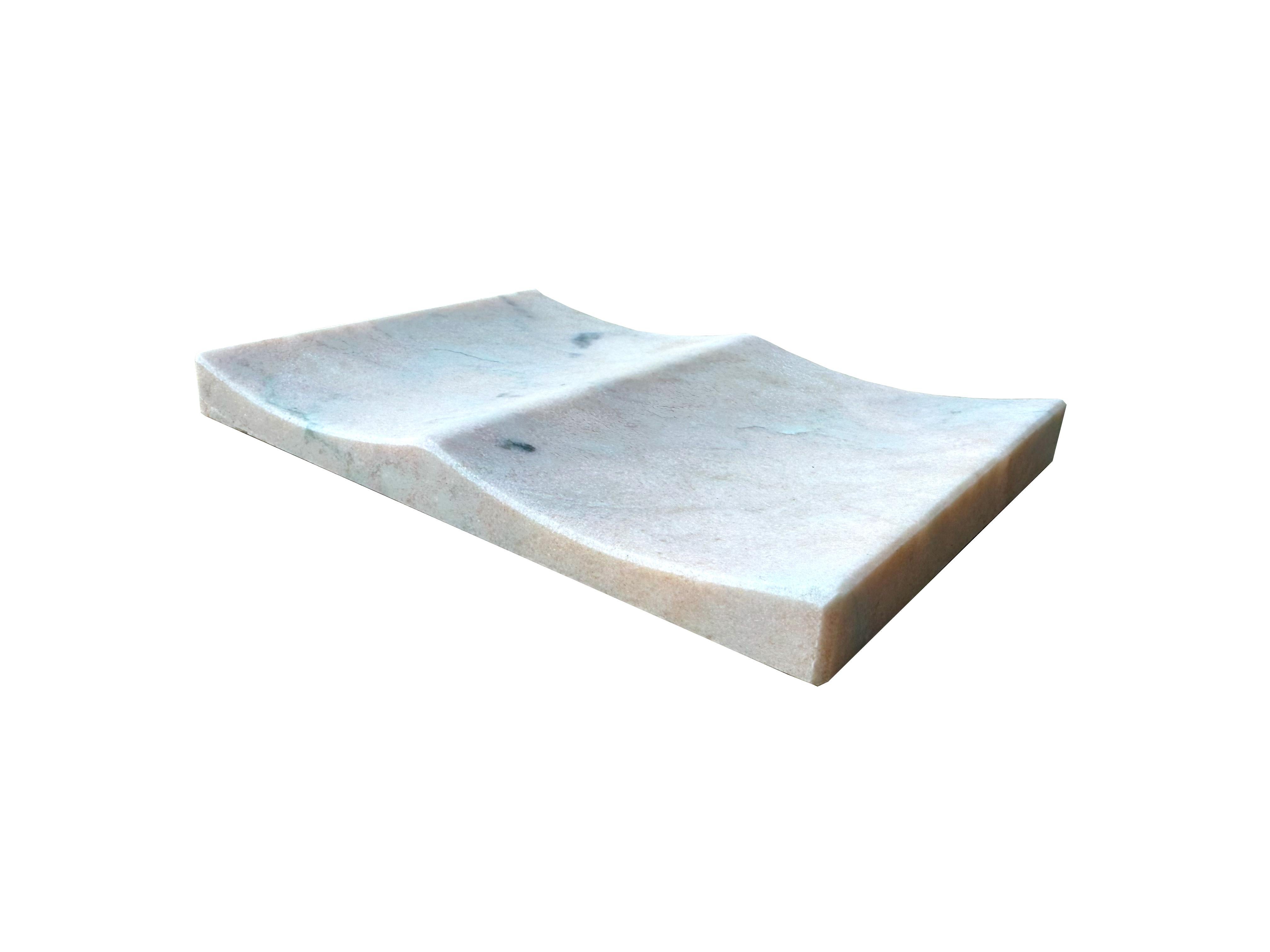 Vassoio portoghese in marmo rosa di Joaquín Moll per Meddel Regalo scultoreo di lusso in vendita 1