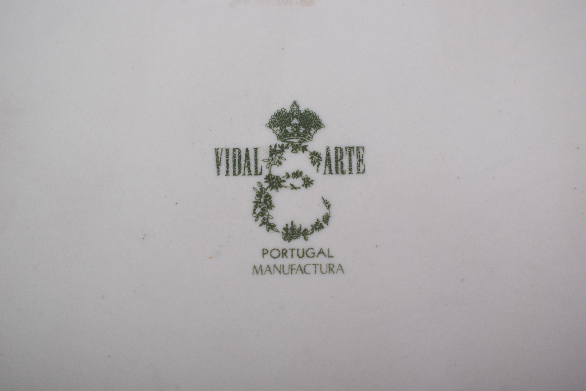 Plat à gâteaux portugais par Vidal Arte Bon état - En vente à Lisboa, Lisboa