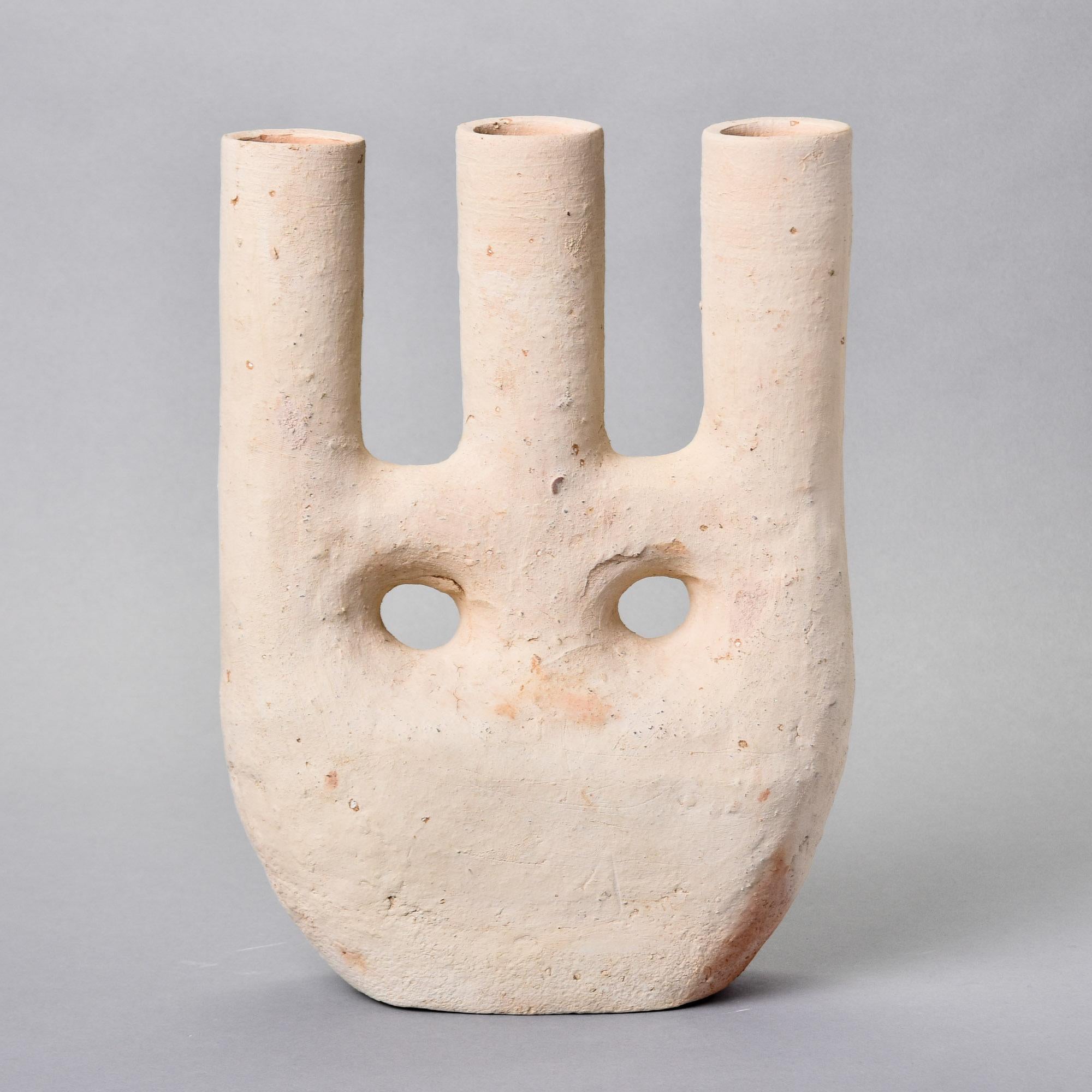 Portoghese Vaso in ceramica portoghese con triplo collo in vendita