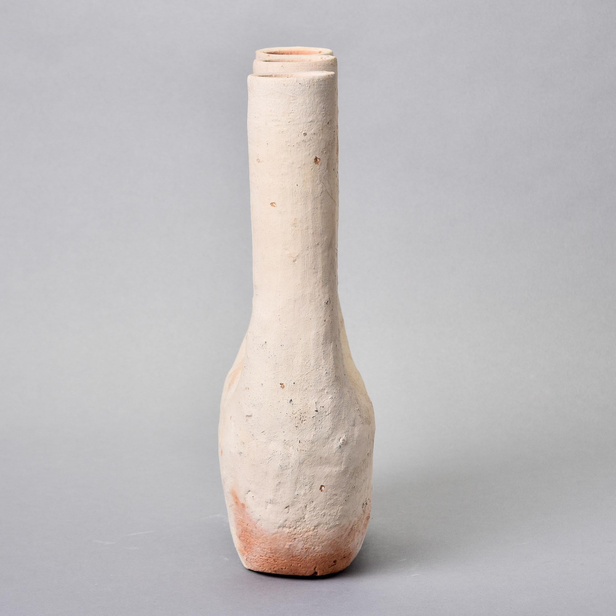 XXI secolo e contemporaneo Vaso in ceramica portoghese con triplo collo in vendita