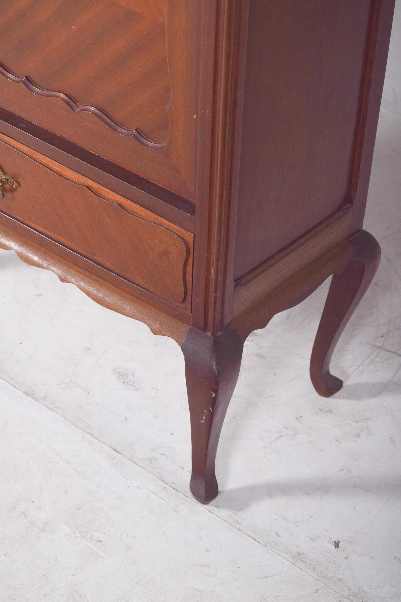 Mueble Bar Portugués Estilo Queen Anne Madera en venta