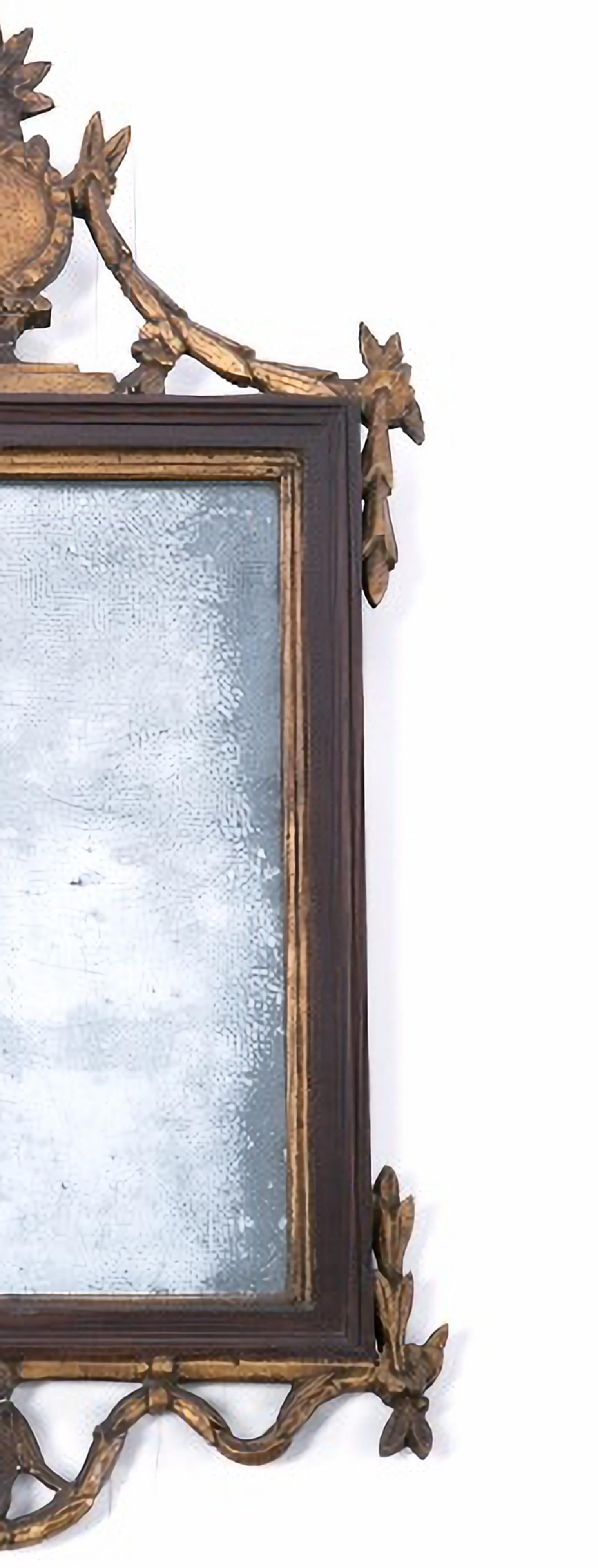 SPECCHIO DA PARETE IN LEGNO ROSA PORTOGHESE XVIII secolo

SPECCHIO D. A.

Portoghese18° secolo,
cornice in legno di palissandro con intagli dorati. Difetti.
Dimensioni: 75 x 36 cm.
