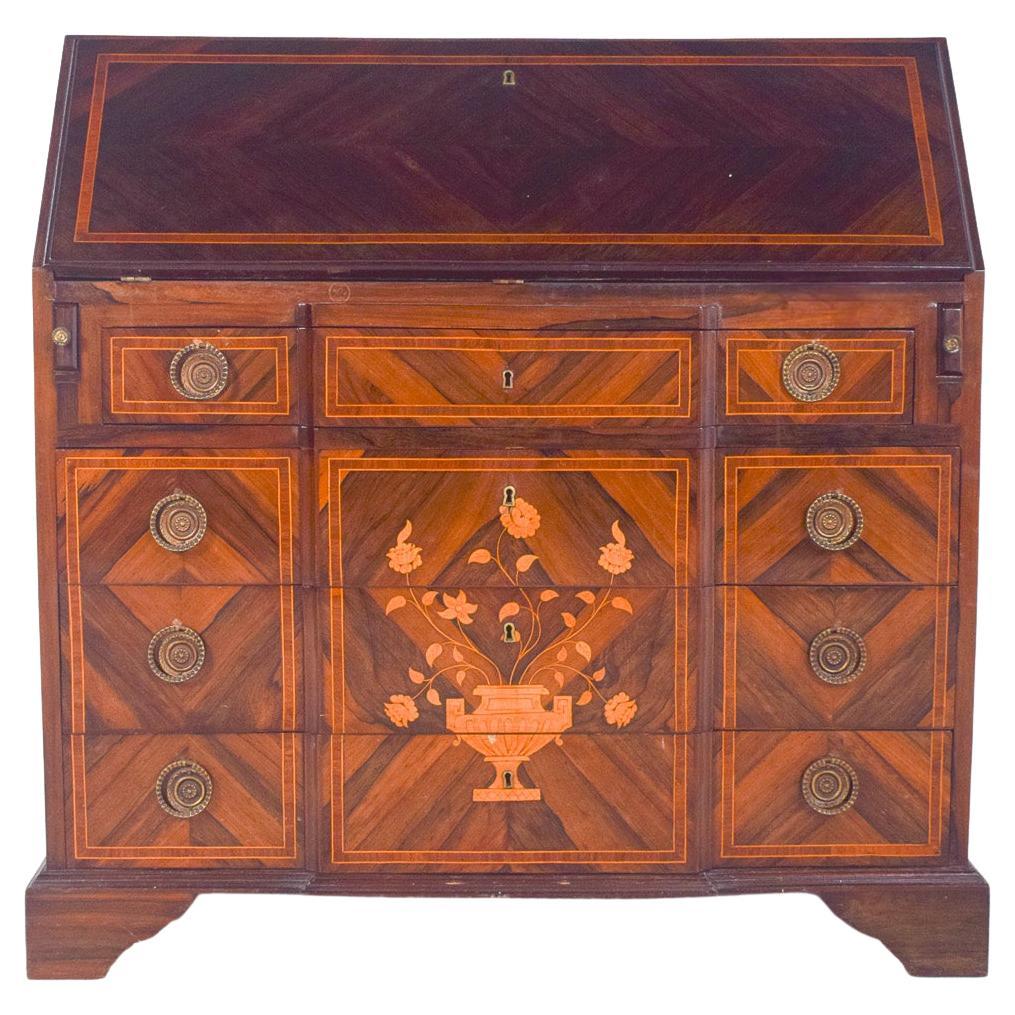 Portugiesischer Palisander-Schreibtisch im Angebot