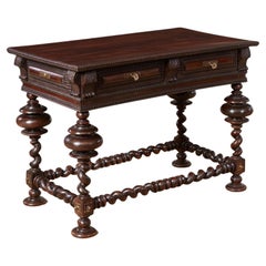 Antique Portuguese Rosewood Writing Table