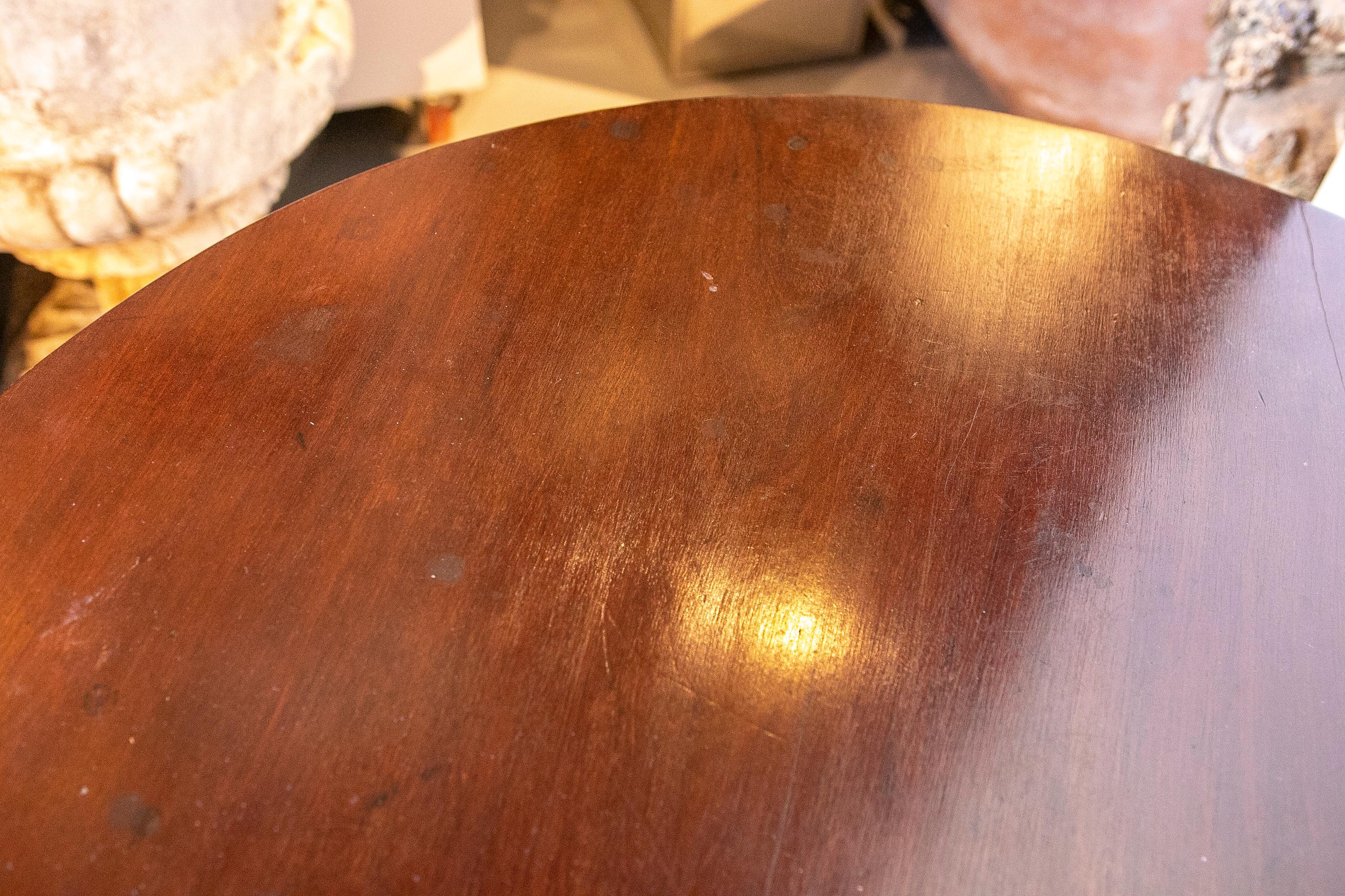 Portuguese Round Auxiliary Table For Sale 8