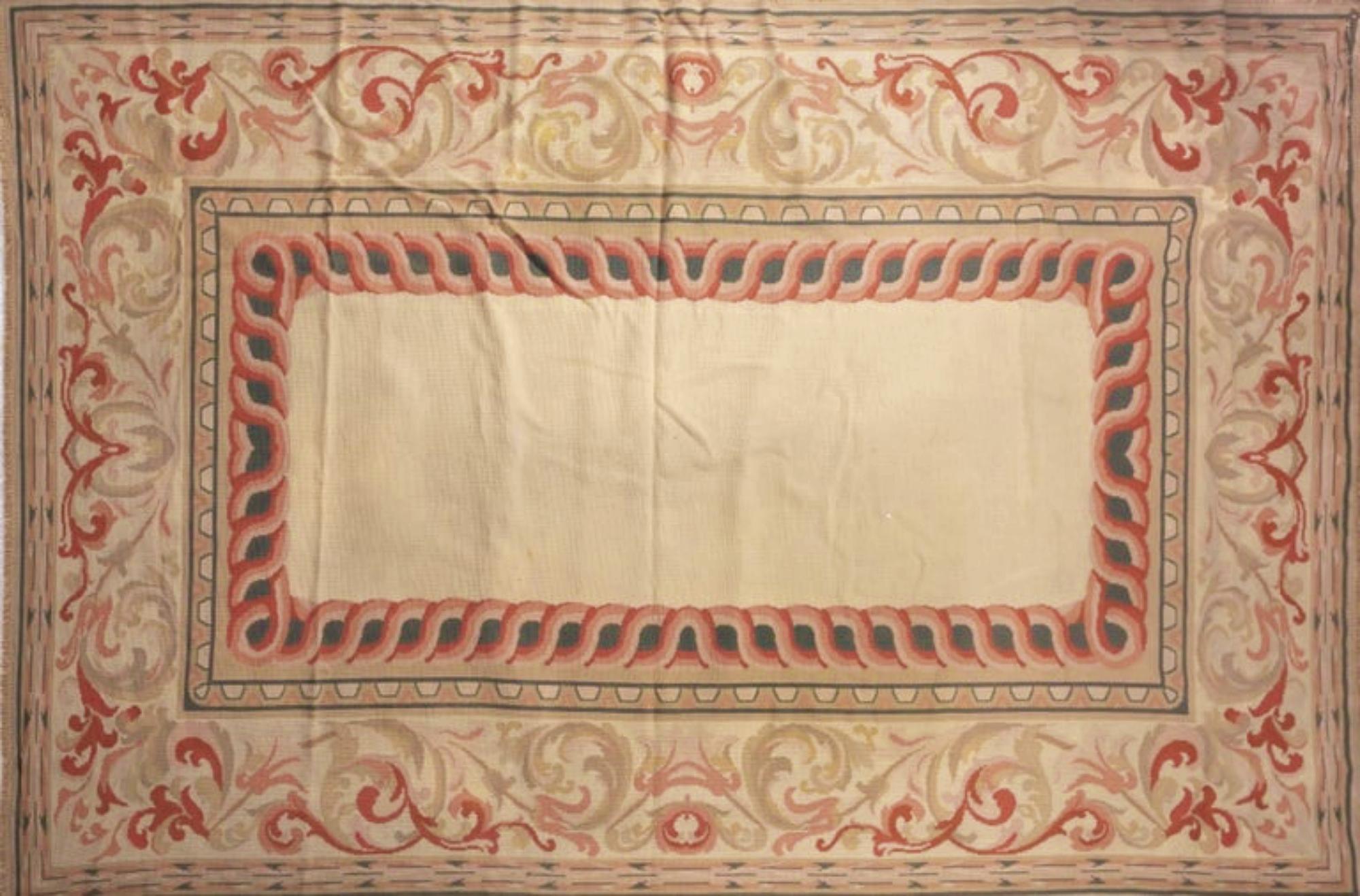 Portugiesischer Teppich „ Arraiolos“ aus dem 20. Jahrhundert, 458 cm x 280 cm (Moderne) im Angebot