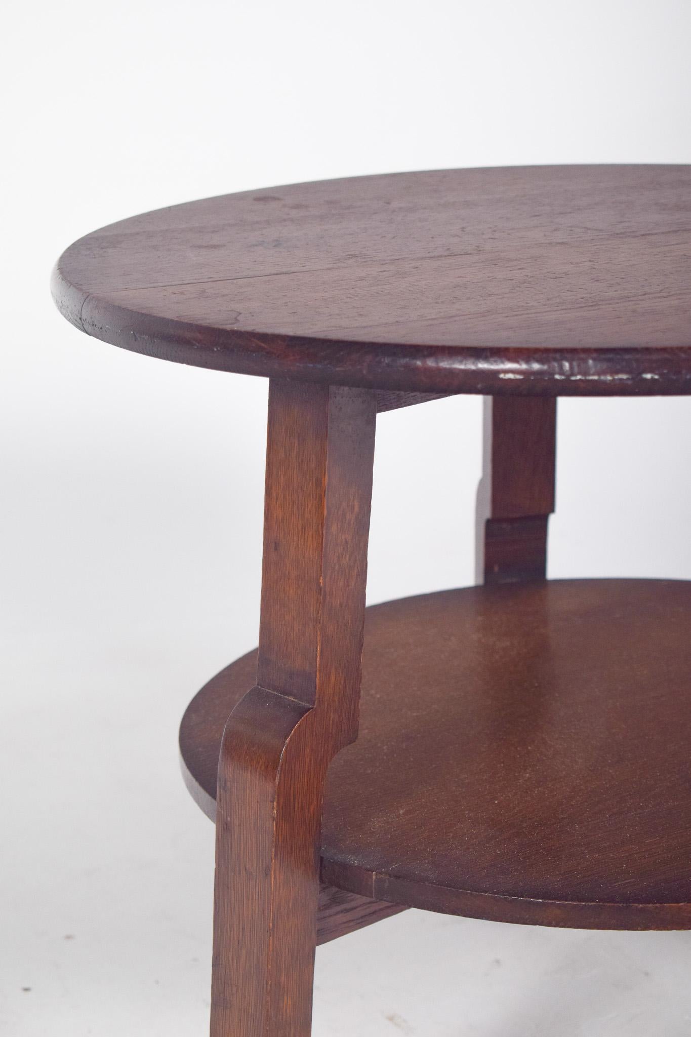 Milieu du XXe siècle Table basse ronde rustique portugaise en vente