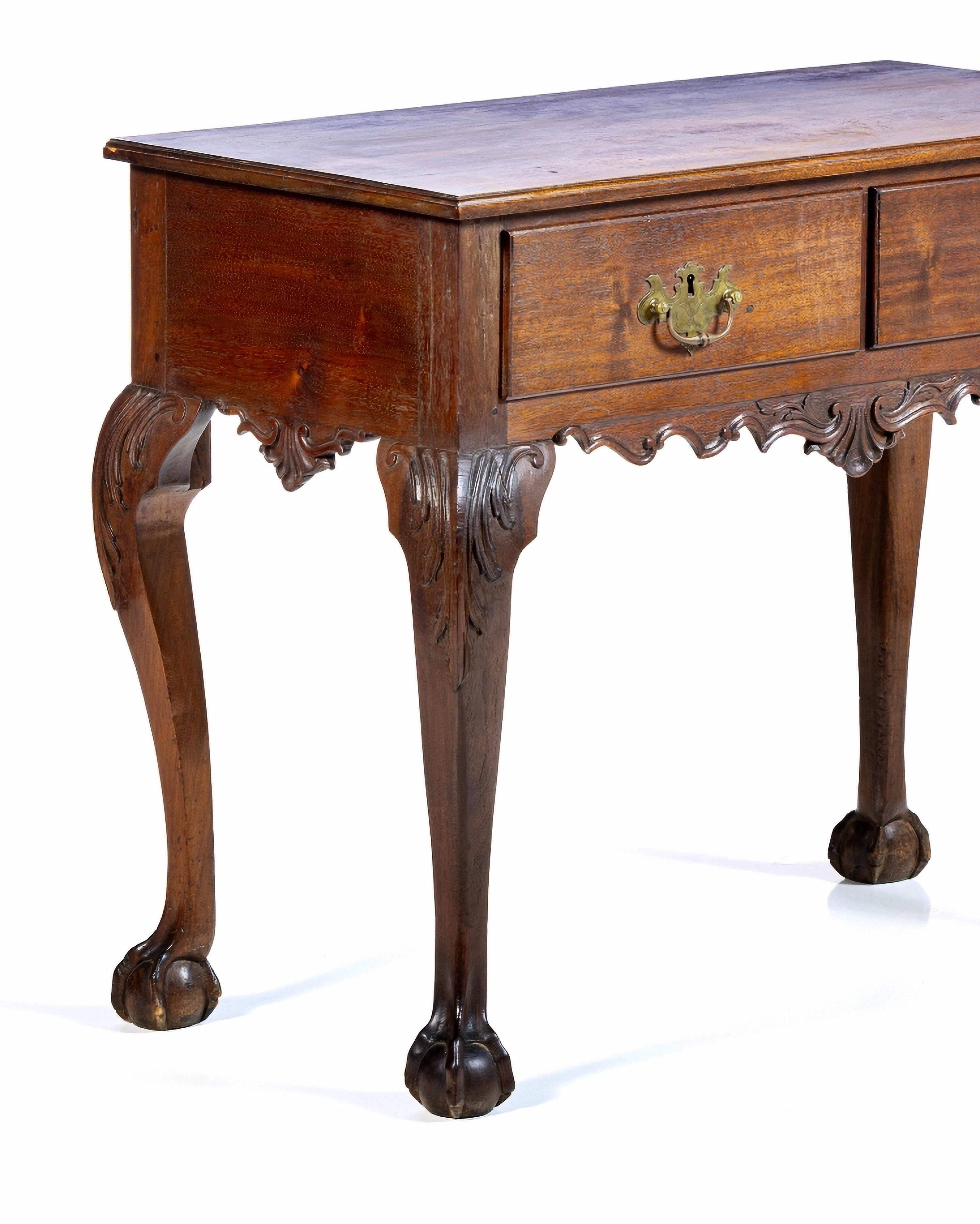 Renaissance Table portugaise en acajou du 18ème siècle en vente