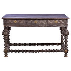 Portuguese Table "Buffet" 17th Century Palisander Wood