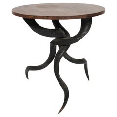 Portuguese table with black horns.