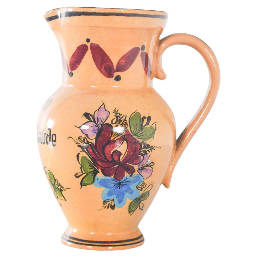 Brocca portoghese in terracotta "Vimeiro Termas da Saúde