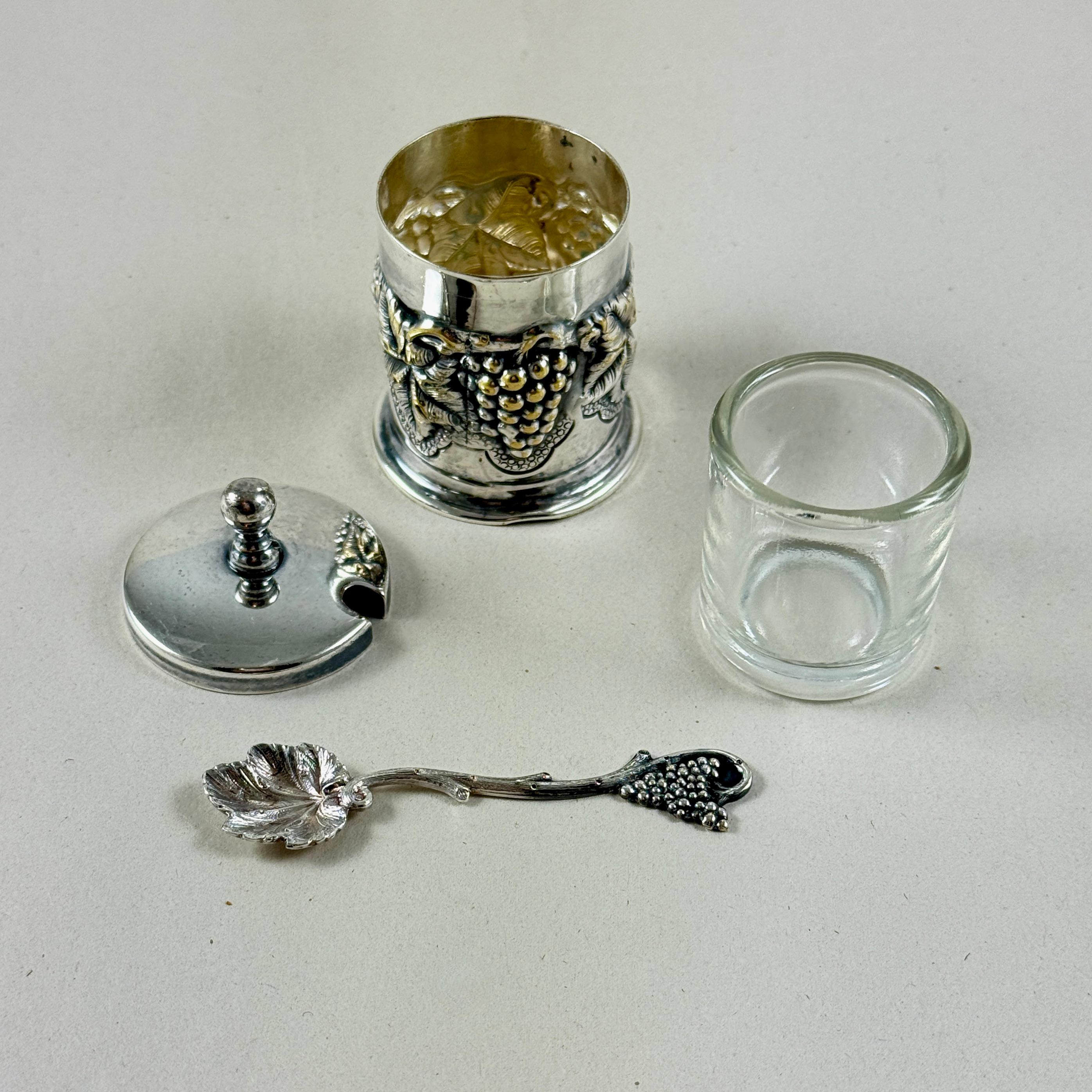 Salero de Plata Topazio Cazenovia Portugués con Cuchara Estilo internacional en venta