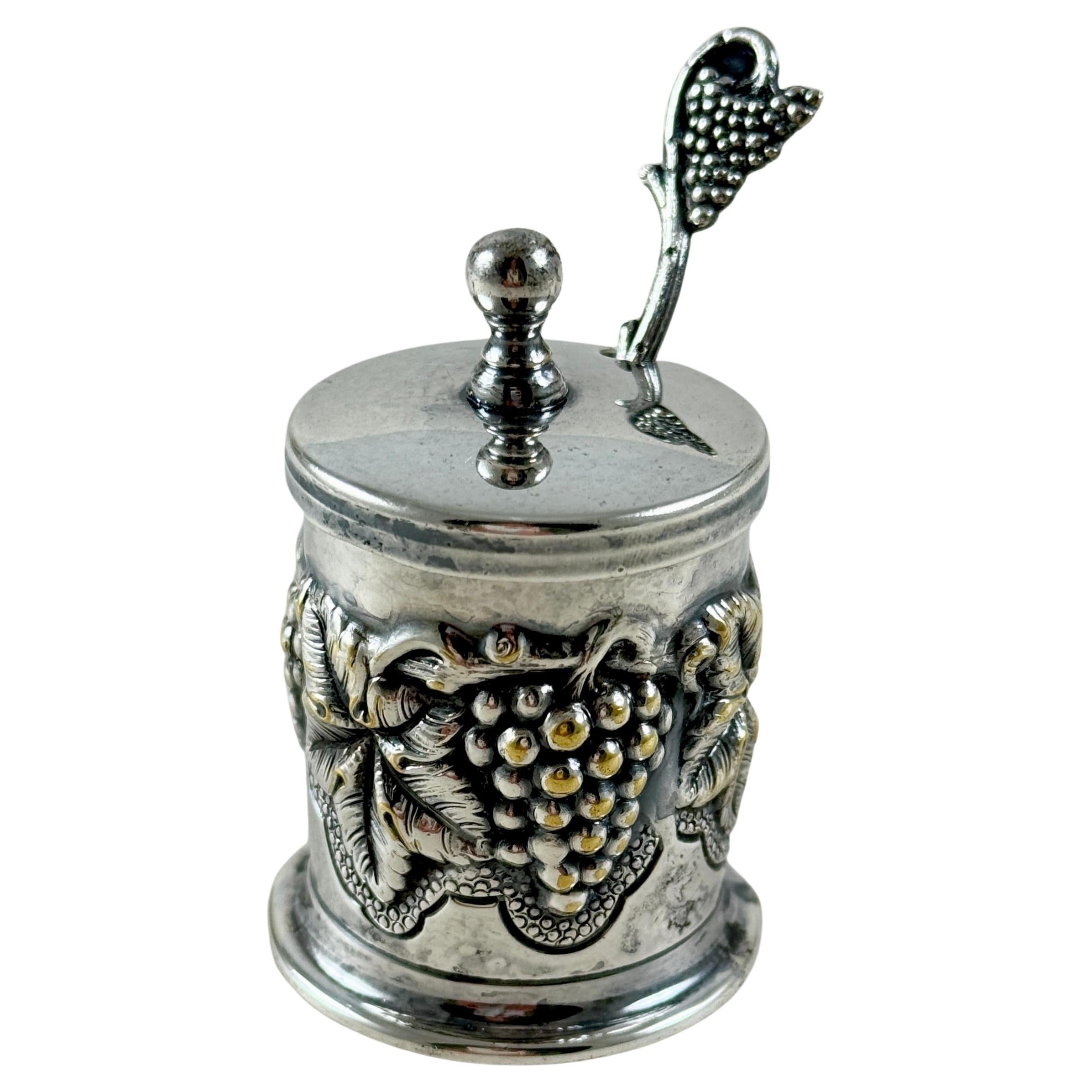 Salero de Plata Topazio Cazenovia Portugués con Cuchara en venta