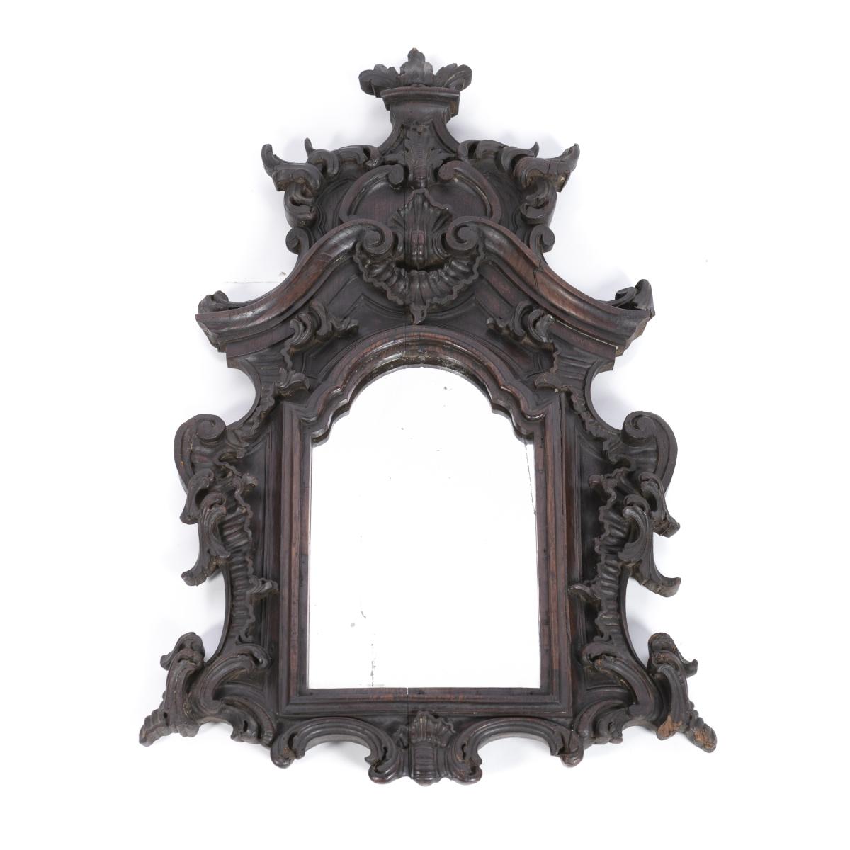 Hand-Crafted Portuguese Wall Mirror 18th Century