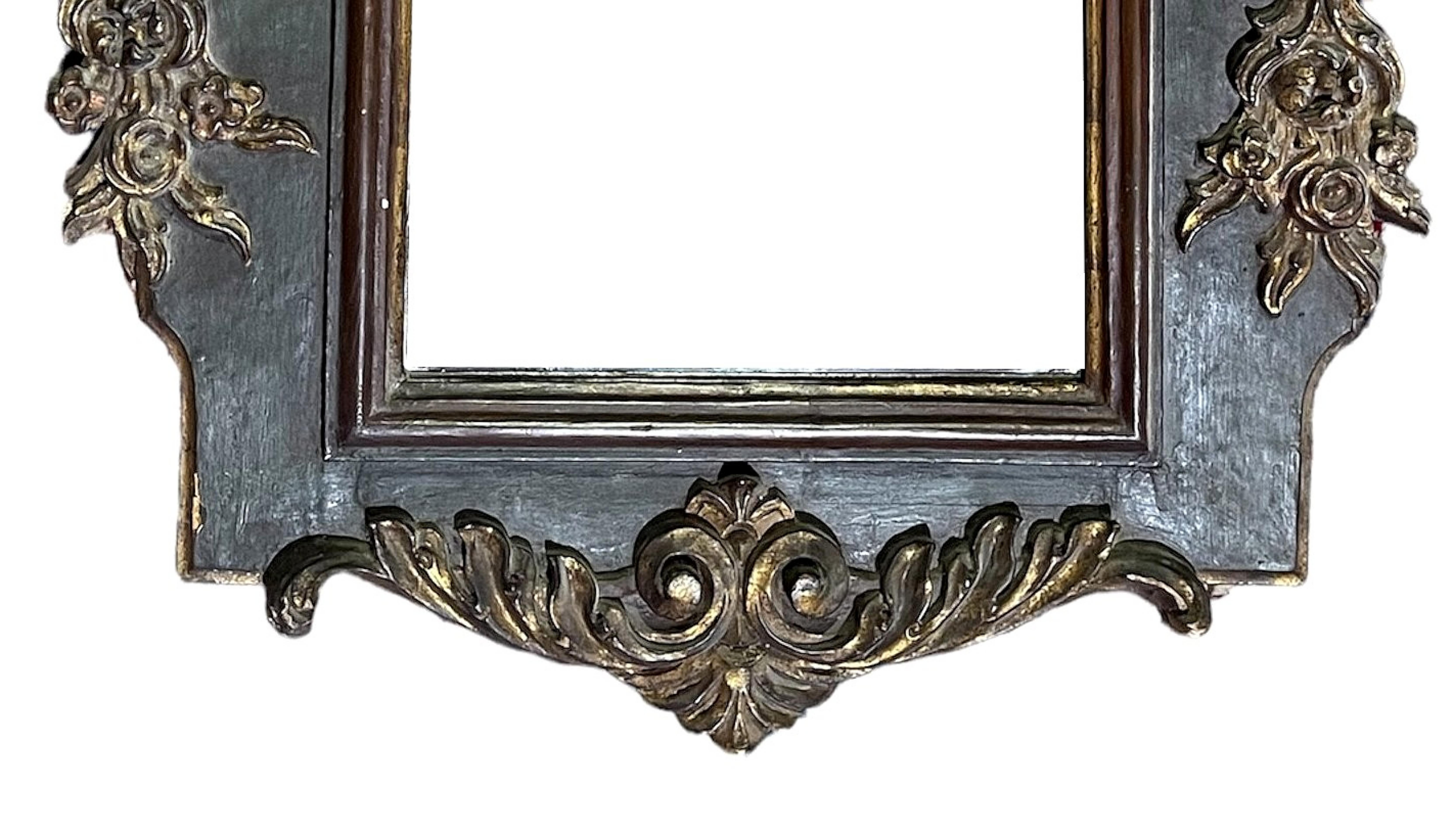 Baroque PORTUGUESE WALL MIRROR  from the 19th Century